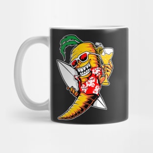 Carrot surfer on holiday Mug